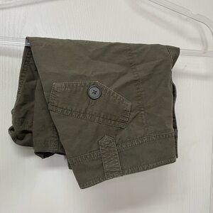 LOFT Khaki Green Casual Shorts